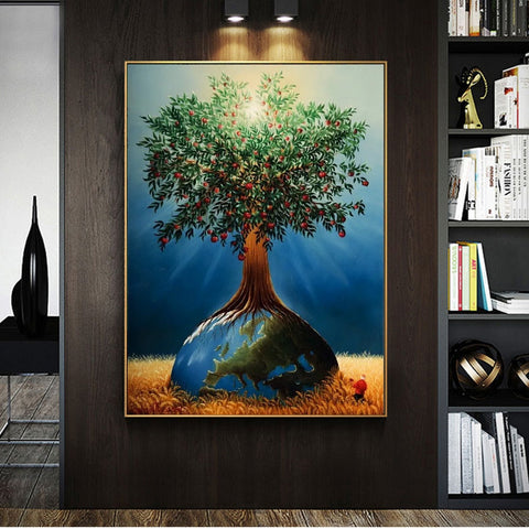 Toile Tableau Arbre de Vie