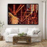 Toile Tableau Style Industriel usine