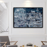 Toile Déco Style Industriel