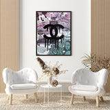 toile deco chanel pop icons