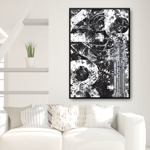 tableau toile industriel