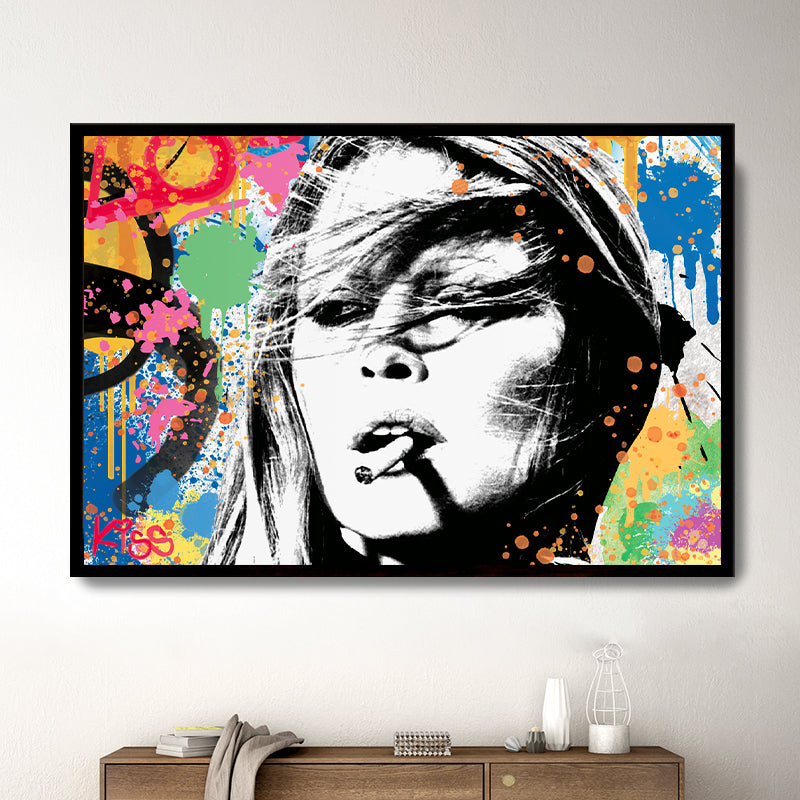 Poster Toile Brigitte Bardot 60x90 Cm - Impression Haute Qualité, Décoration Murale Chambre, Salon, Bureau - 9