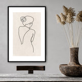 Tableau Minimalisme Femme