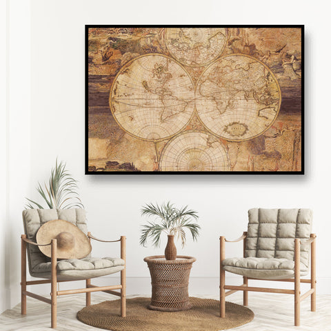 carte du monde murale grand format