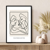 Tableau Au Crayon Minimaliste