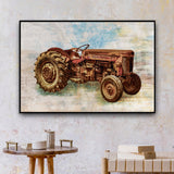 Tableau Tracteur Vintage