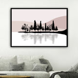 Tableau Minimaliste Arbres