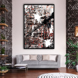 Tableau Peinture Style Industriel