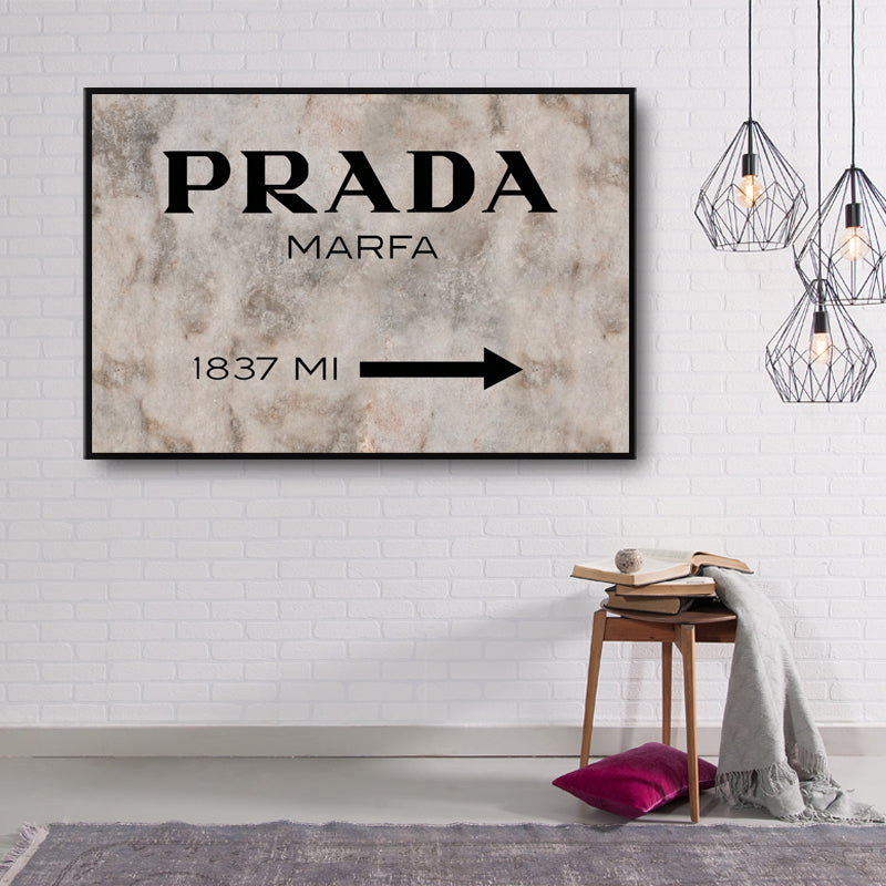 Tableau cadre Prada - 30 x 20 cm
