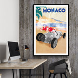 grand tableau mural vintage