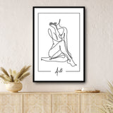 Tableau Minimaliste Murale Femme