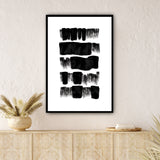 Tableau Minimaliste Noir