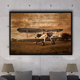 Tableau Avion Vintage