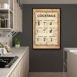 grand tableau deco cuisine vintage