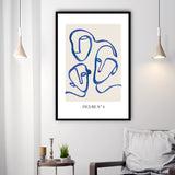Tableau Minimaliste Bleu