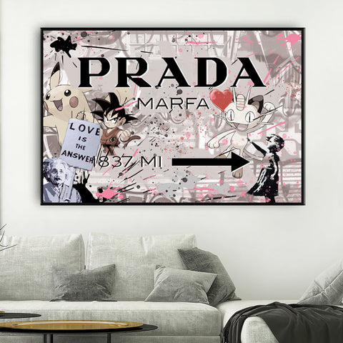 Prada Marfa tableau
