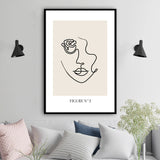 Image Tableau Minimaliste Femme