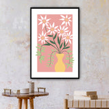 Tableau Minimaliste Fleur