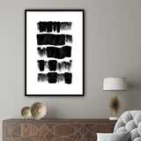 Tableau Minimalisme Noir et Blanc