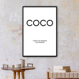 Minimalisme Tableau COCO