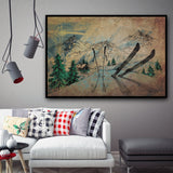 Toile Ski Vintage