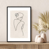 Tableau Minimaliste Femme