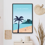 Tableau Minimaliste Plage