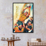 tableau vintage rugby