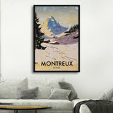 Tableau Vintage Montagne