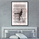 Tableau Vintage Noir et Blanc
