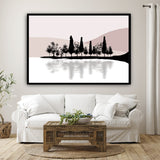 Tableau Arbres Minimalisme