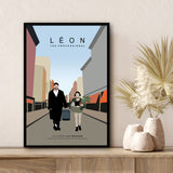 Tableau Film Minimaliste Léon