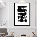 Tableau Minimaliste Noir et Blanc