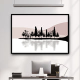 Tableau Minimaliste avec Arbres