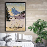 Canvas Montagne Vintage
