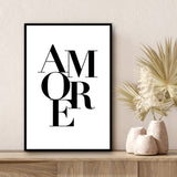 Tableau Minimaliste Amour