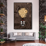 Toile Engrenage Industriel