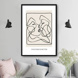 Tableau trait Au Crayon Minimaliste