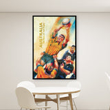 Tableau Rugby Vintage