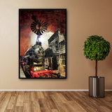 Tableau Style Industriel Coloré