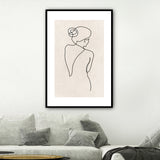 Tableau toile Minimaliste Femme