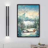 Tableau Deco Montagne Vintage
