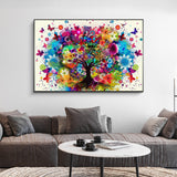 tableau abstrait aquarelle