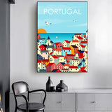 Affiche Peinture Lisbonne