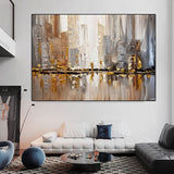 tableau peinture acrylique abstrait