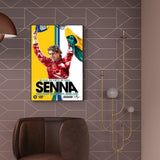 tableau photo ayrton senna