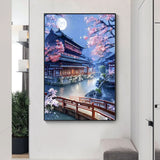 tableau peinture japonais