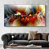 Tableau Abstrait Multicolore
