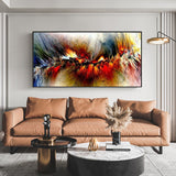 tableau multicolore abstrait