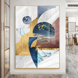 Tableau Abstrait Géométrique